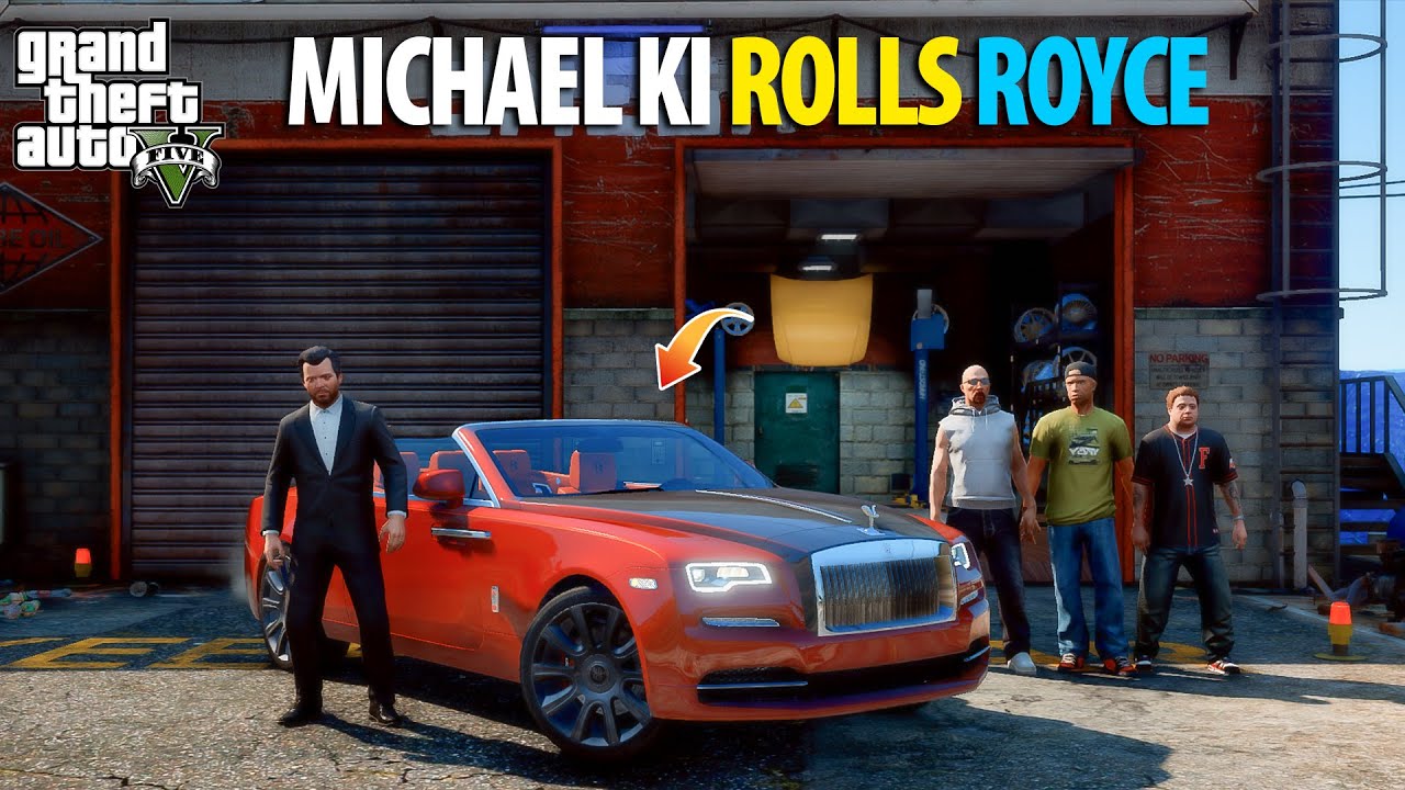 MICHAEL PURCHASE HIS DREAM CAR | ROLLS ROYCE DAWN | GTA 5 REAL LIFE MODS PAKISTAN