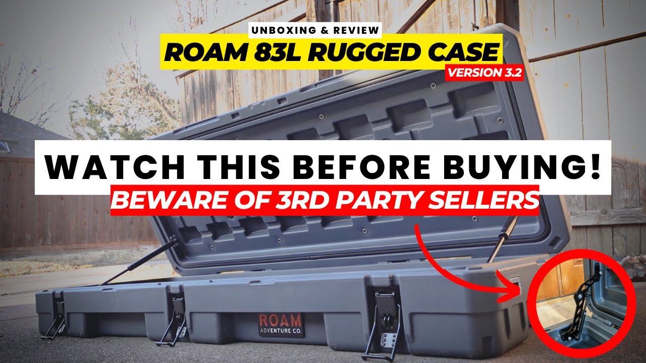 Roam Adventure — прочный бокс для кемпинга объёмом 83 л / Распаковка и обзор | Крышка-органайзер