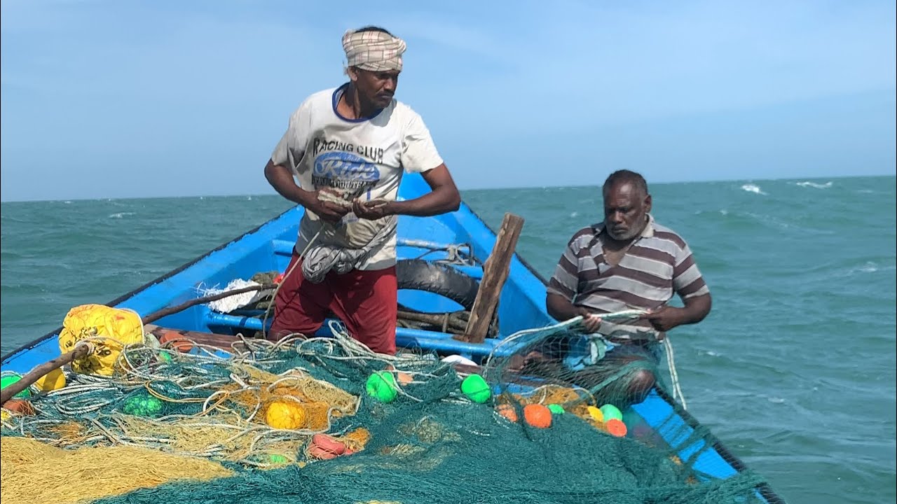 Kadalukku porom#go to sea#king fish net🐟🐟