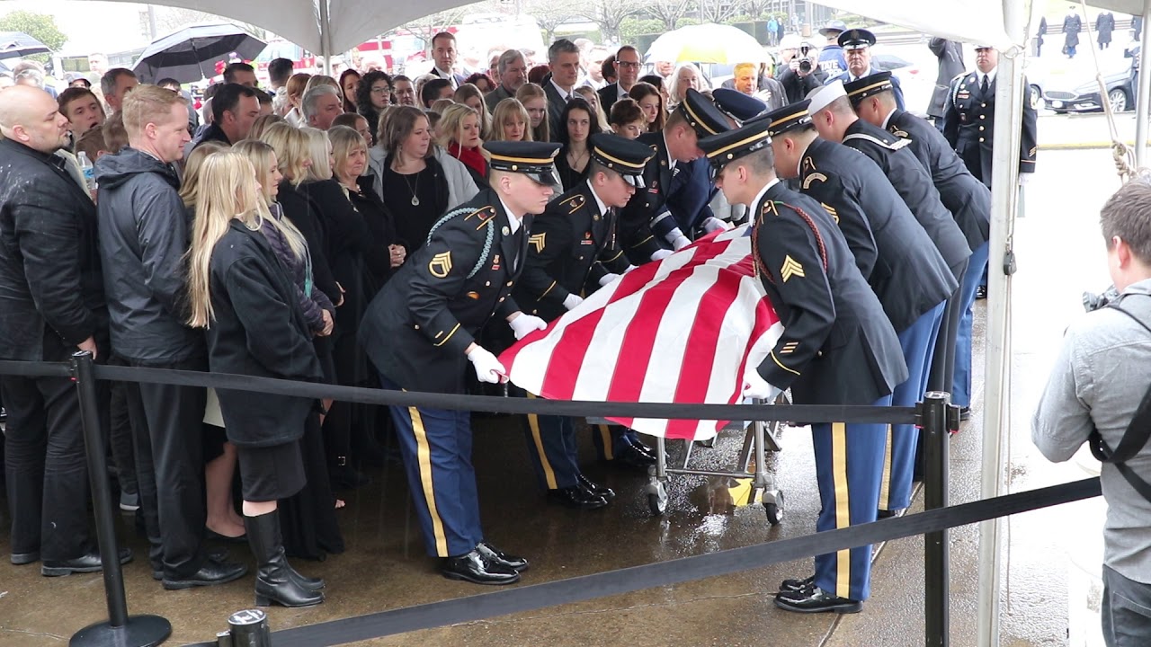 Military honors for Dennis Richardson
