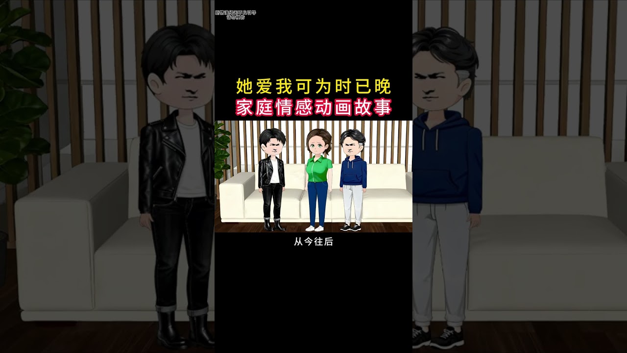 她爱我可为时已晚家庭情感动画故事 #原创动画故事制作  #家庭情感动画话故事   #情感共鸣人生感悟