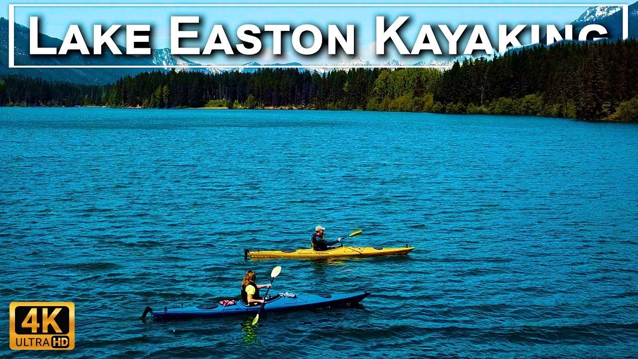 Lake Easton Kayaking in 4K UHD with Spectacular Drone Aerials
