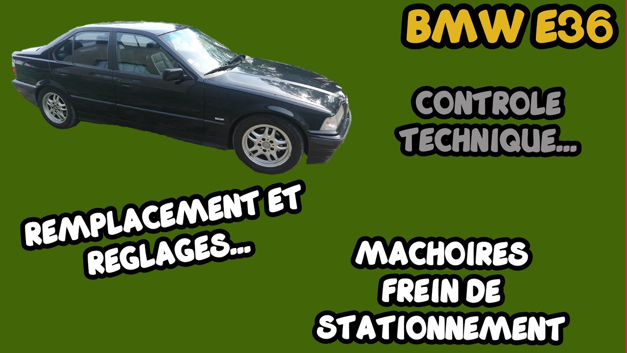 BMW E36 Remplacement machoires de frein à main