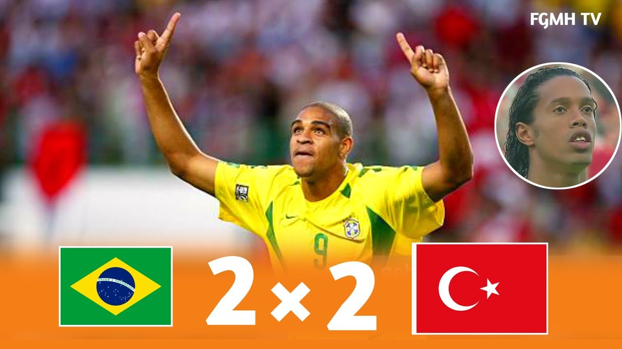 Turkey 2 × 2 Brazil (Adriano vs Turkey) ◽2003 Confederation Cup Extended Highlight and Goals HD
