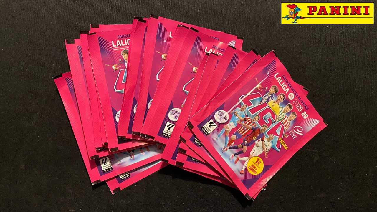 Открытие 20 упаковок! - Коллекция наклеек Panini La Liga 2025/26 ⚽