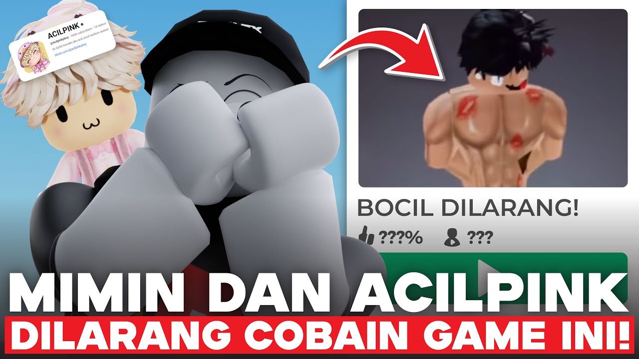 GAME ROBLOX YANG GABOLEH DIMAININ SAMA BOCIL!! FT @ACILPINK