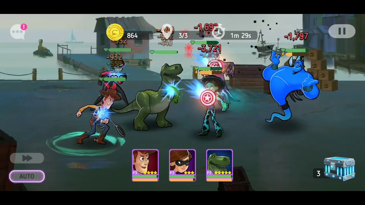 Disney Heroes: Battle Mode Partysaurus Returns (P1)