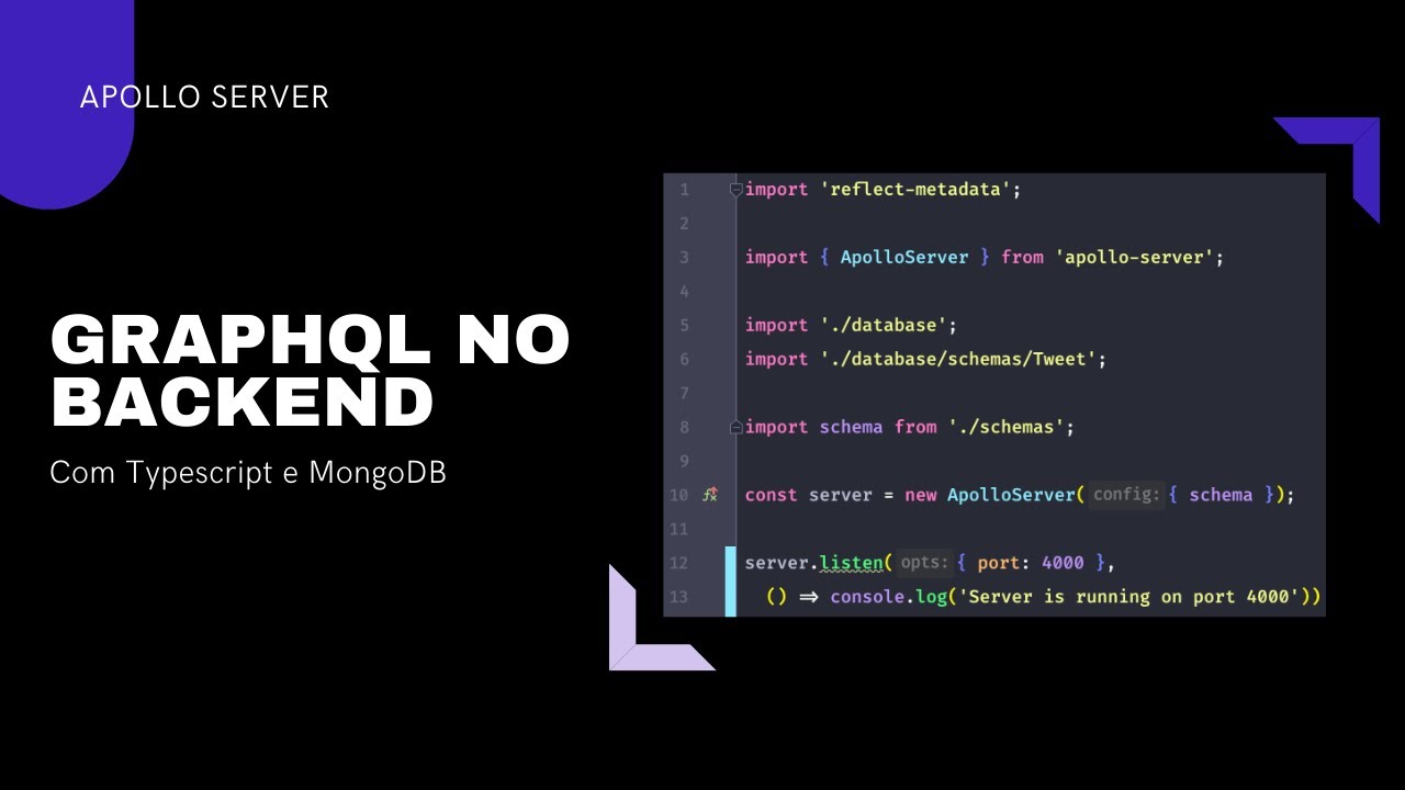 Como criar uma API GraphQl com Node.Js, TypeScript e MongoDB