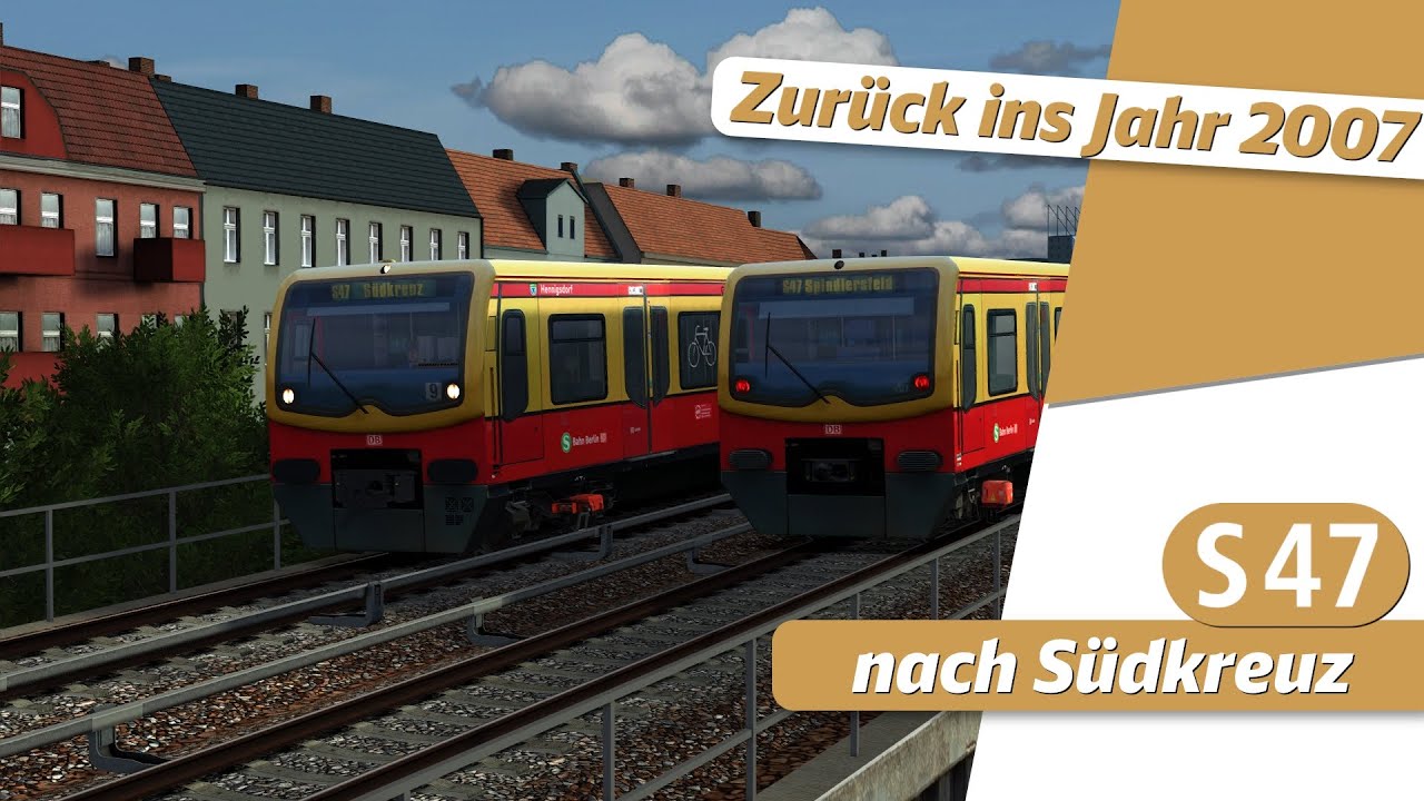 S-Bahn Berlin - Zurück in die Vergangenheit, ins Jahre 2007 - Mit der BR481
