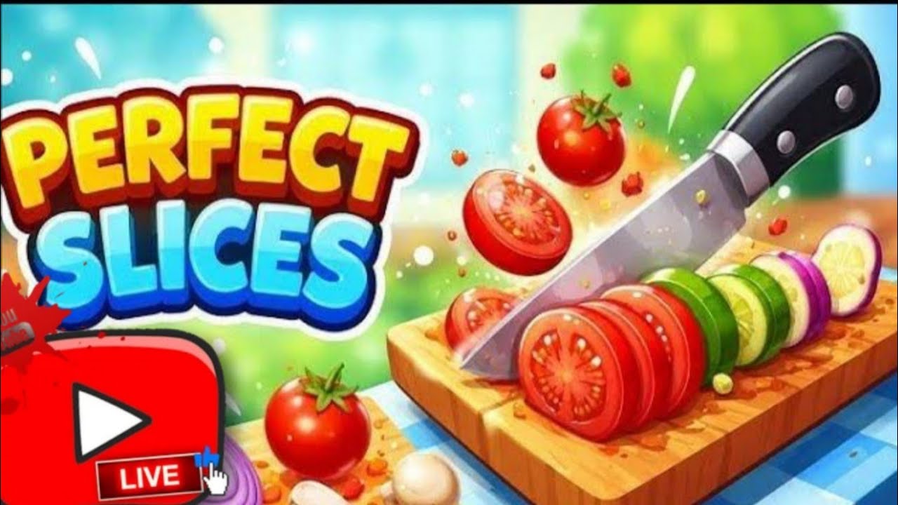 New video Live Stream 😀 Perfect Slices Gameplay Game -Fruit Cutting |#perfectslice​ #games #gameplay