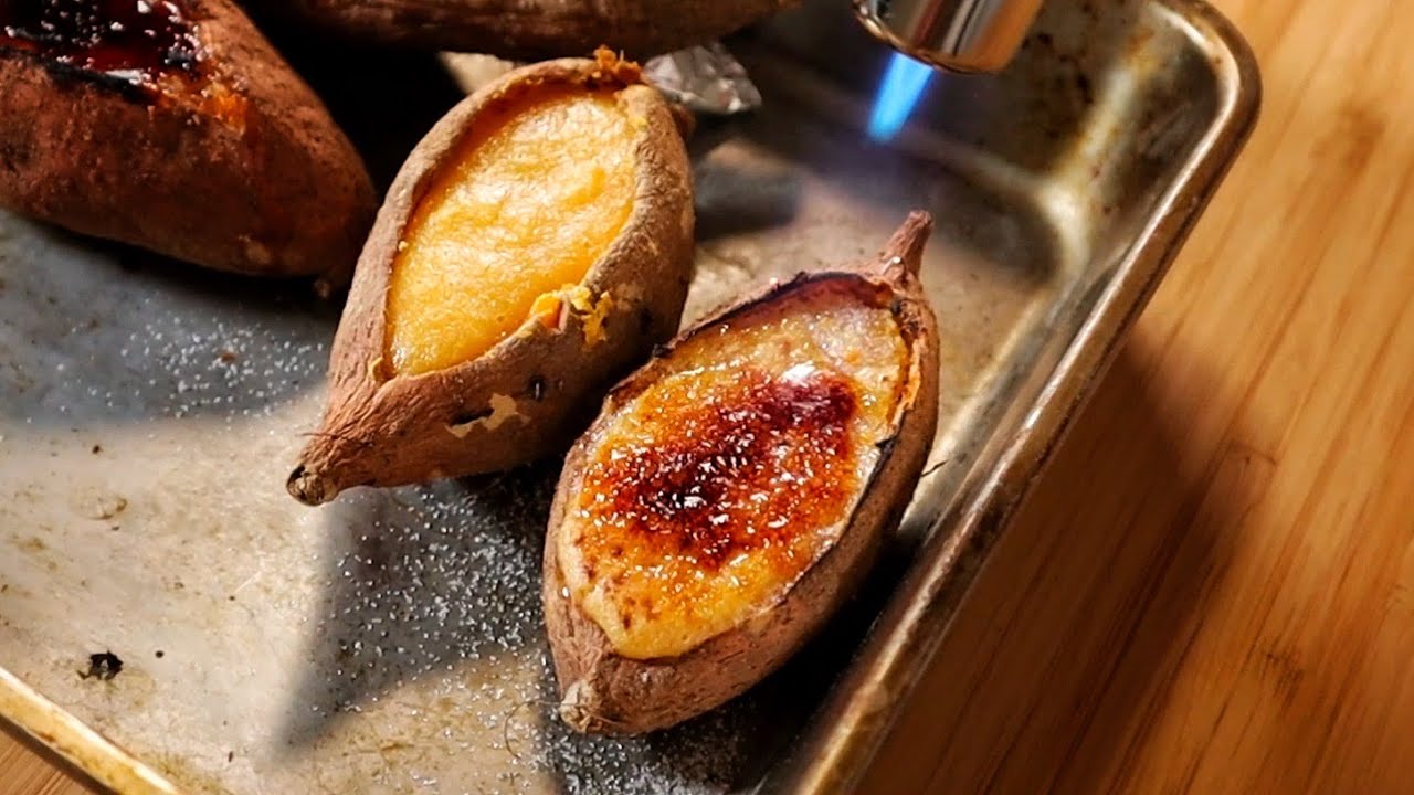 5 BAHAN JE! Roasted Sweet Potato Creme Brulee (Gluten & Dairy-free) | basickeli