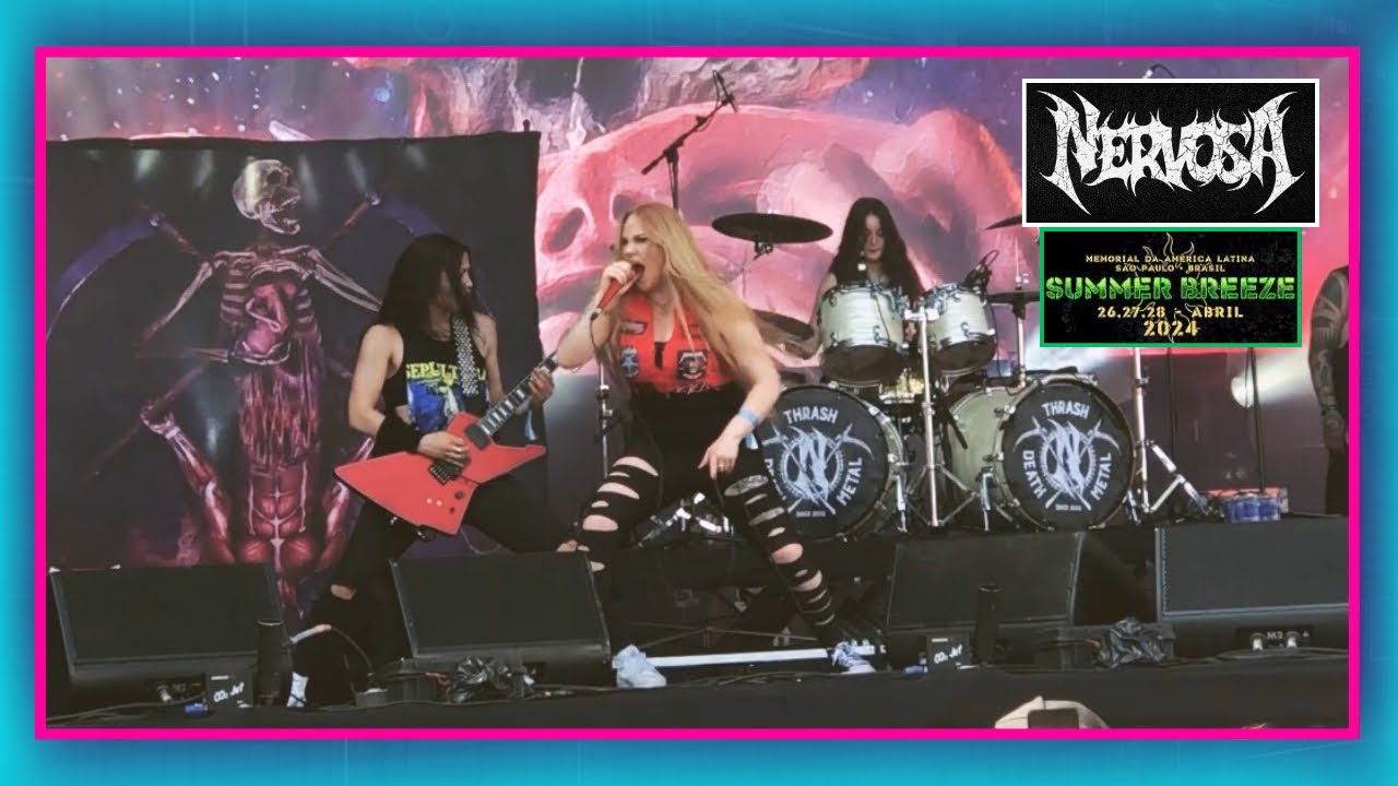 NERVOSA 🎫 Live @ Summer Breeze Brasil 2024