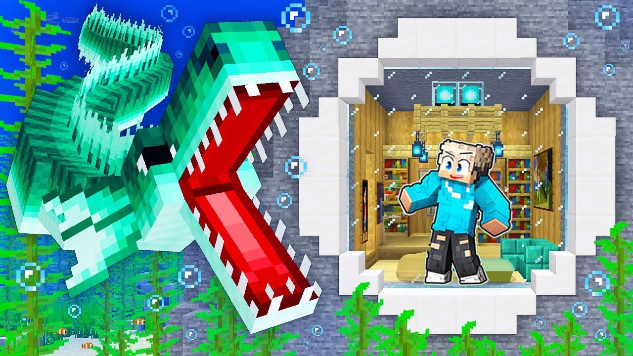 Ich BAUE ein GEHEIMES UNTERWASSERHAUS in Minecraft!