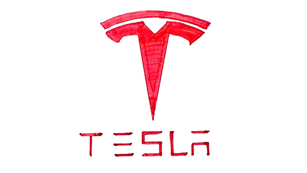 How to Draw the Tesla Logo
