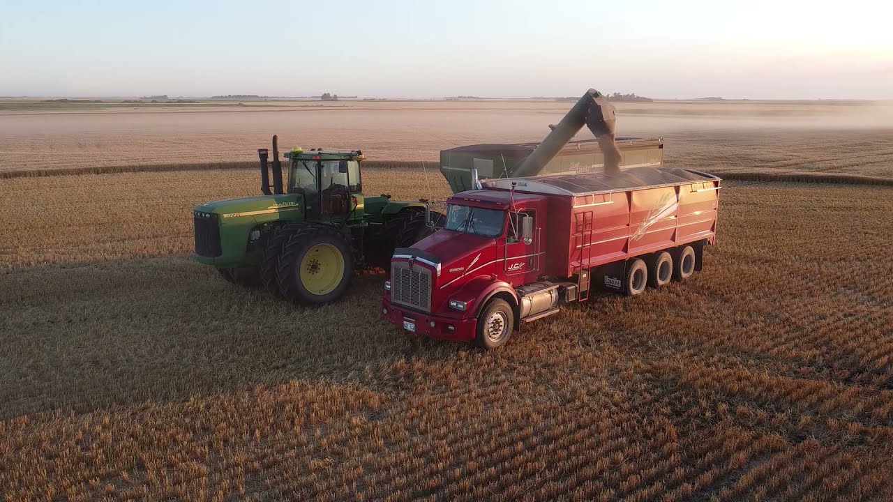 Farming Canadian Wheat Harvest