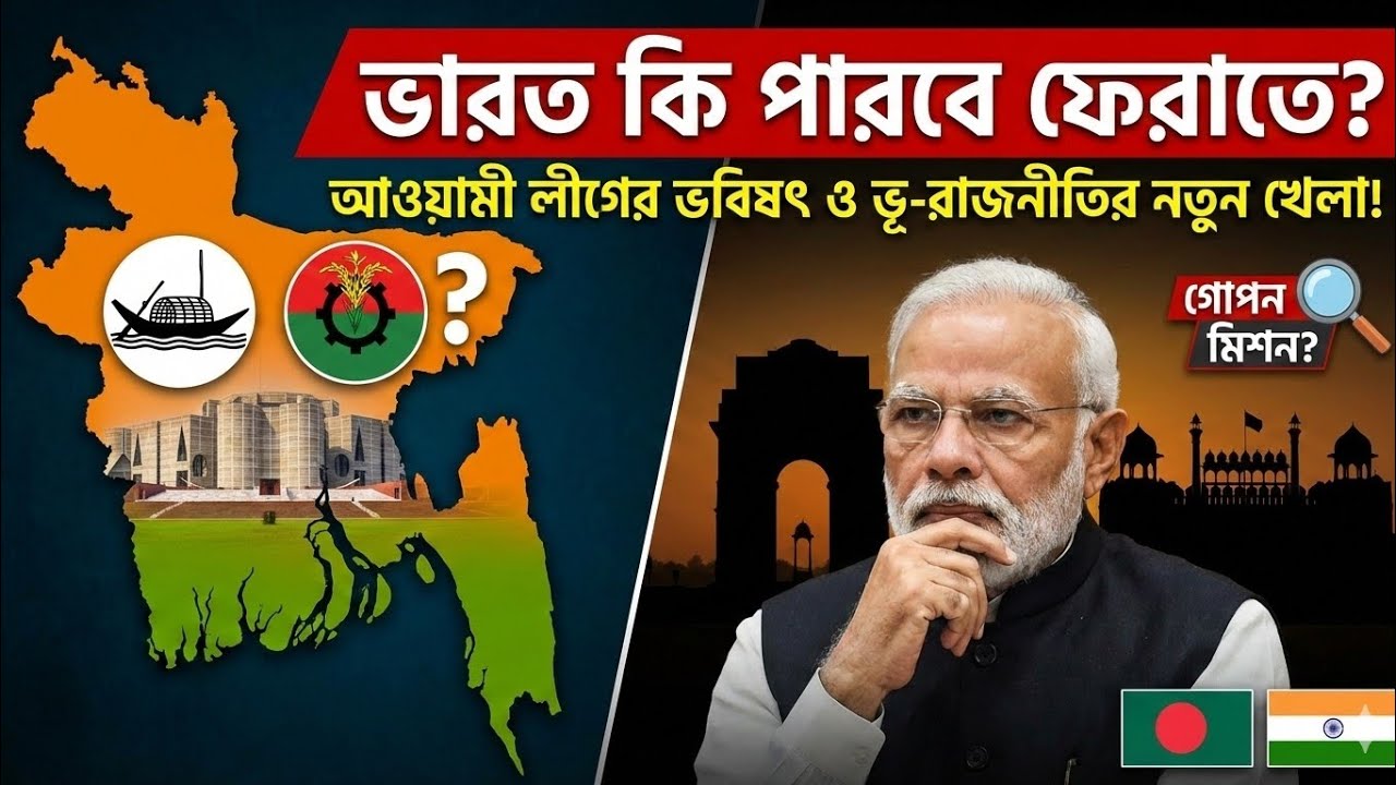 ভারত কি পারবে আওয়ামী লীগকে ফেরাতে? ভূ-রাজনীতির নতুন সমীকরণ! 🇧🇩🇮🇳
