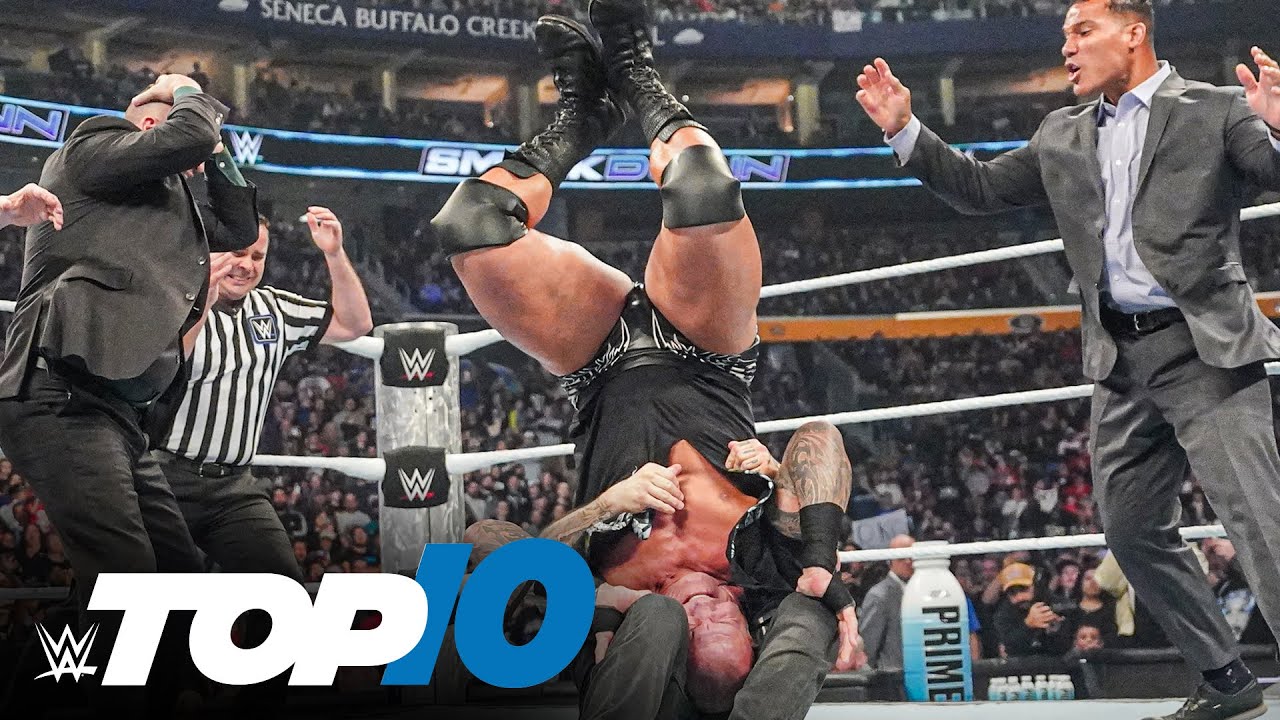 10 лучших моментов пятничного SmackDown: WWE Top 10, 8 ноября 2024 г.