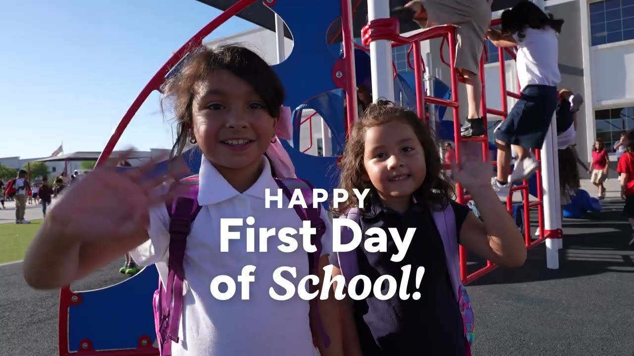 The First Day of School at Legacy Traditional School - Phoenix