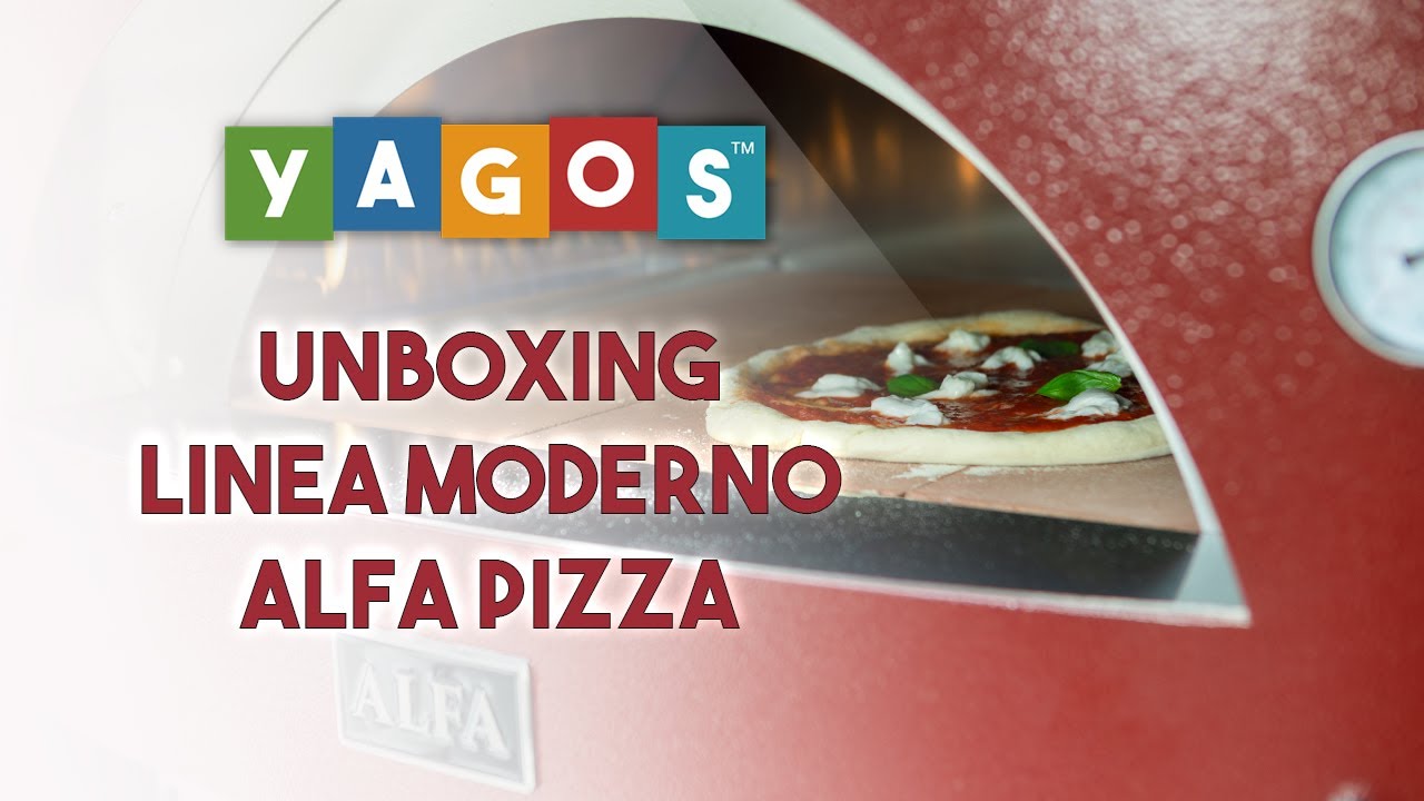 Forno pizza a gas unboxing Alfa Pizza Moderno 3 pizze Yagos