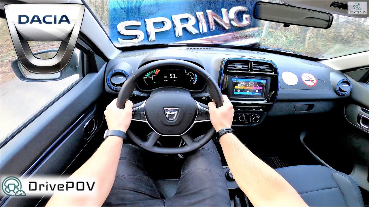Dacia Spring 24.7kWh 2022 | 45HP-125NM | POV TEST DRIVE, POV ACCELERATION, POV REVIEW | 