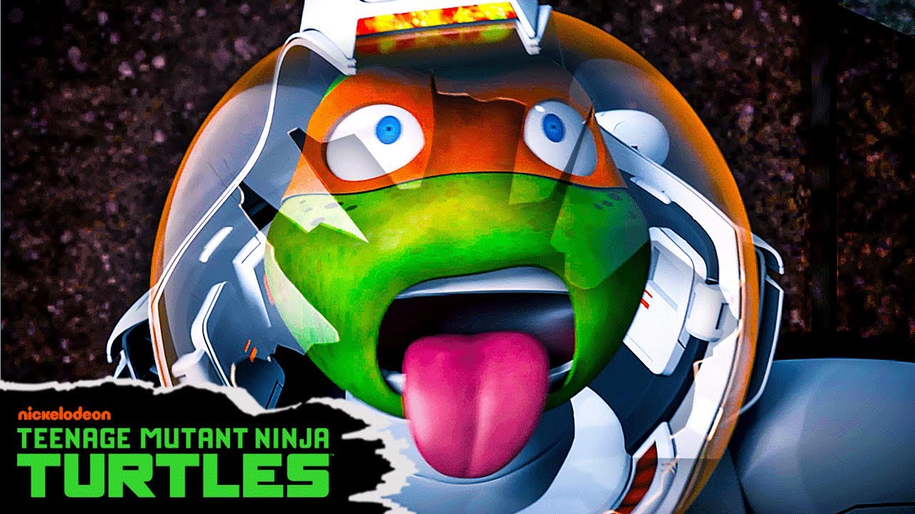 Ninja Turtles Become Astronauts! 🚀 | Full Scene | TMNT
