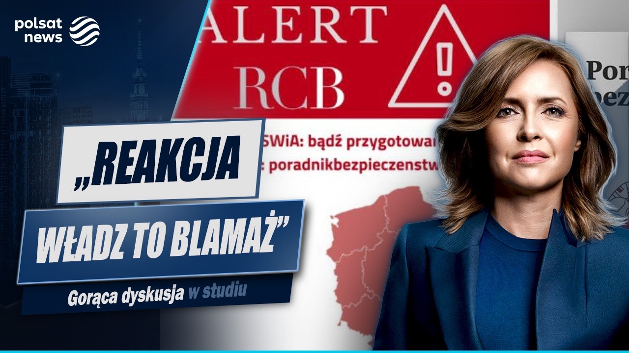 Chaos po incydencie z rakietą. 