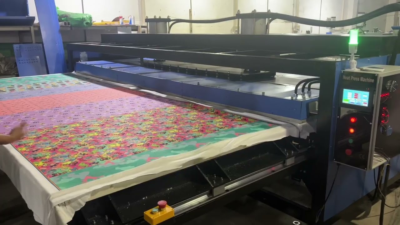 1600*4100mm large flat-plate thermal transfer printing machine