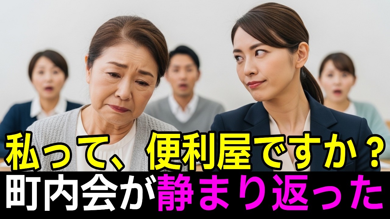 町内会で雑用係にされた63歳元銀行員→ついに放った一言で空気が凍る