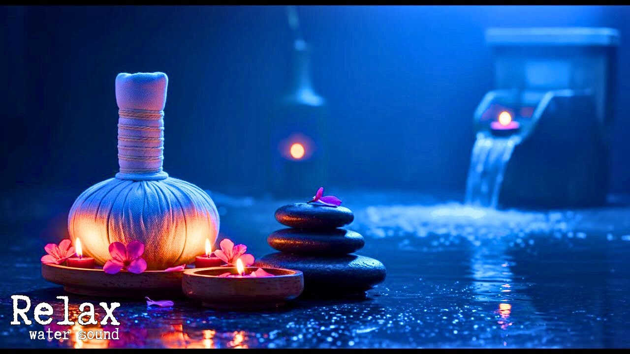 Beautiful Spa Ambience 🌿 Healing Piano Music with Water Sounds for Deep Relaxation & Sleep