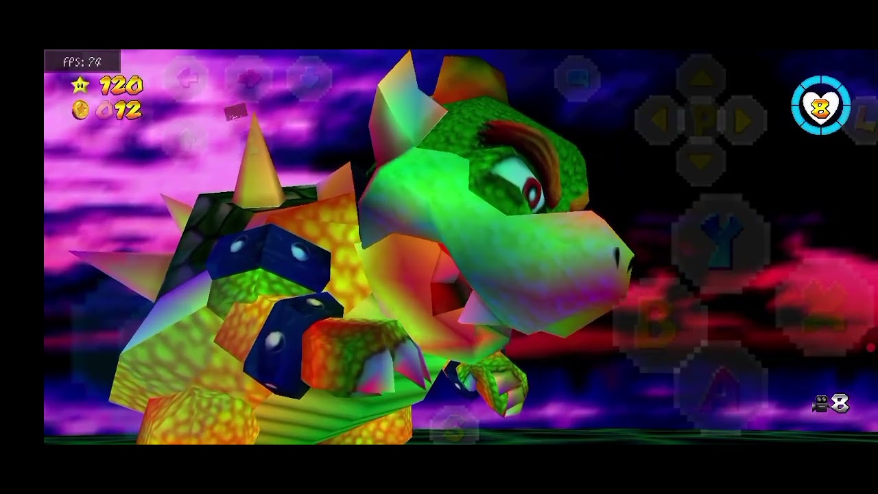 Derrotando al bowser final:D