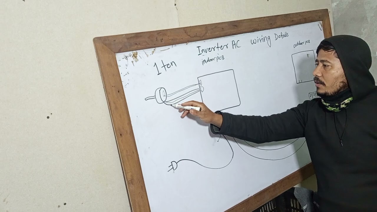 AC repair course in nepali " inverter AC wiring details "