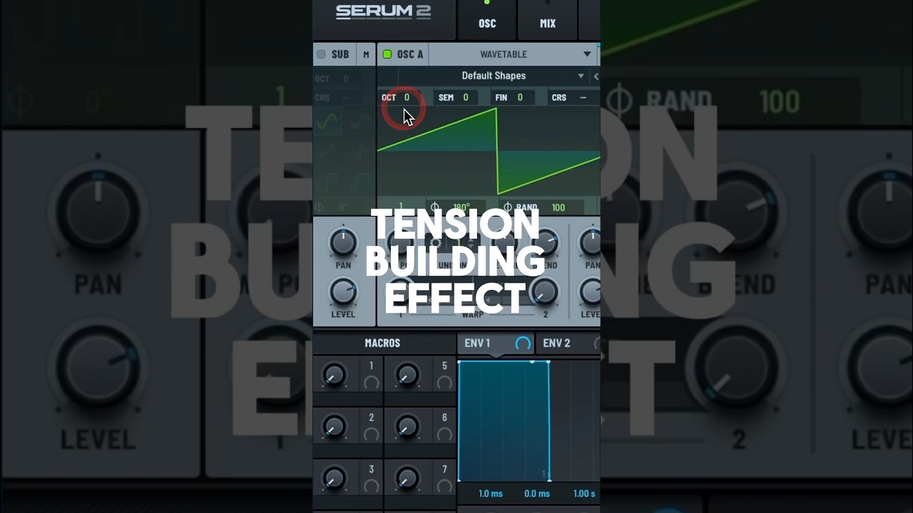 Tension Building Effect in Serum 2 #serum2 #xfer