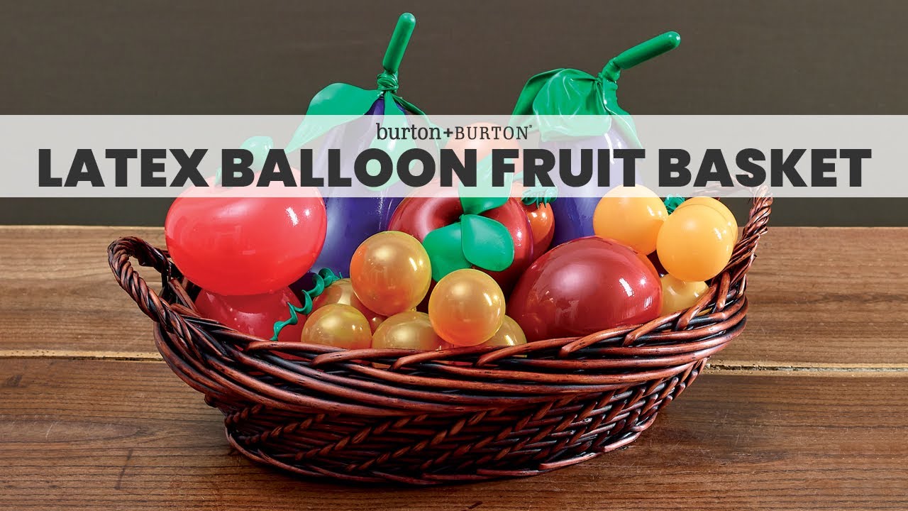Latex Balloon Fruit Basket