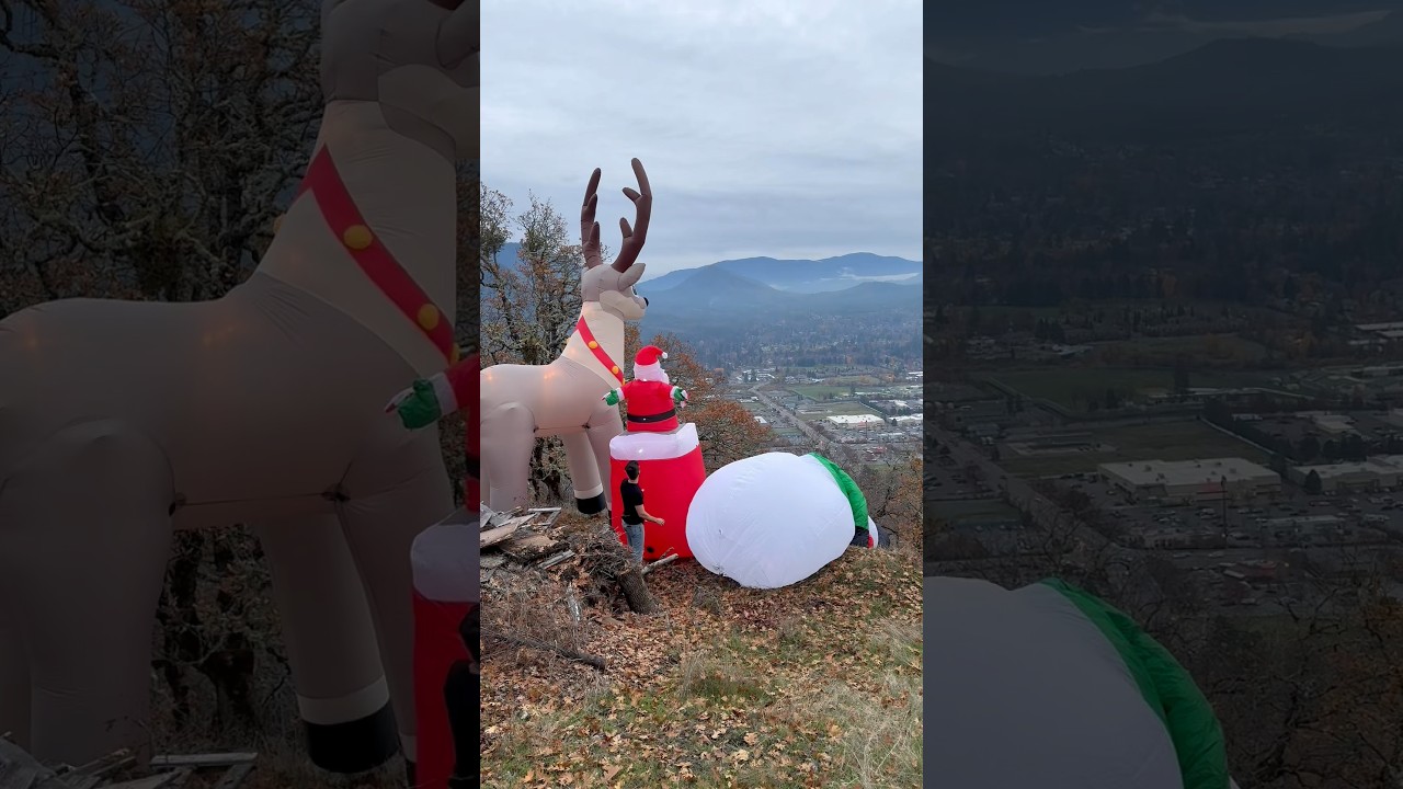 This was a fail&hellip; but I won&rsquo;t stop until I find a better place for my 20 foot Christmas inflatables!!
