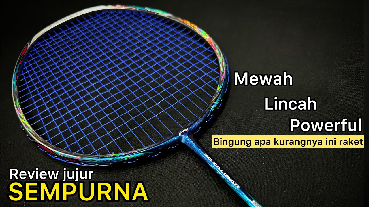 SUMPAH ini raket keren banget !!! LINCAH, MEWAH dan POWERFUL ‼️ gak akan nyesal kalao beli raket ini