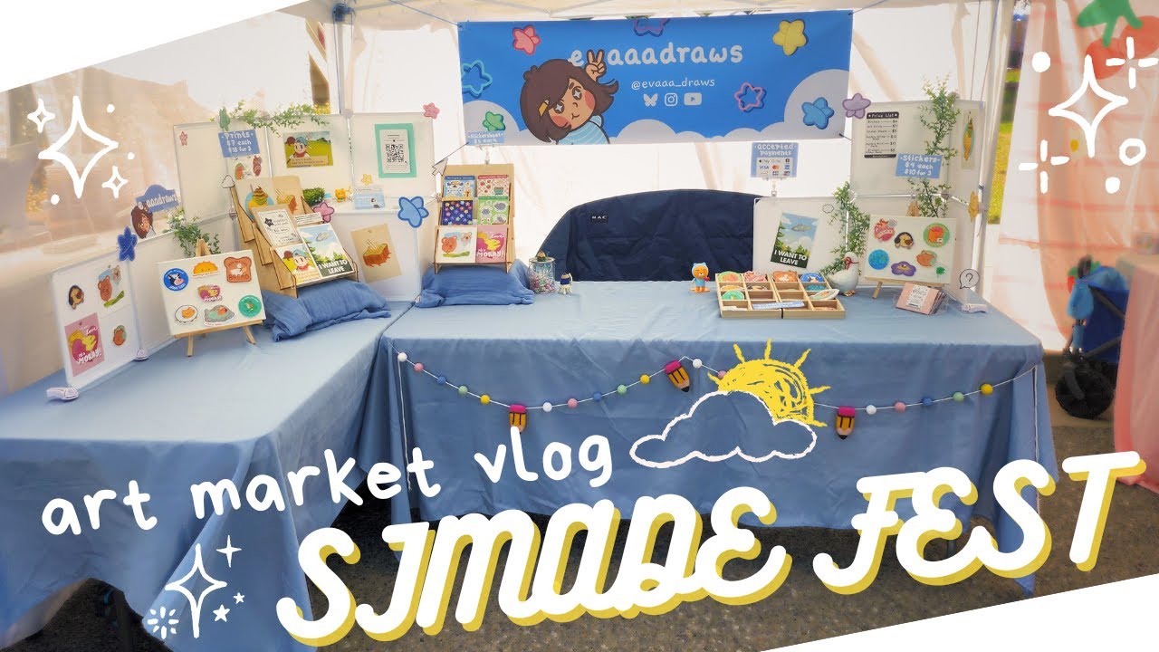 i got COOKED at SJMade Fest ☀️| art market vlog