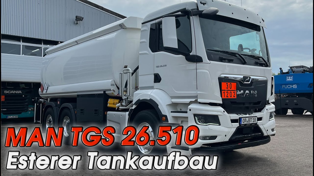 MAN TGS 26.510 Tankfahrzeug | Esterer Tankaufbau | ADR #tankwagen #man