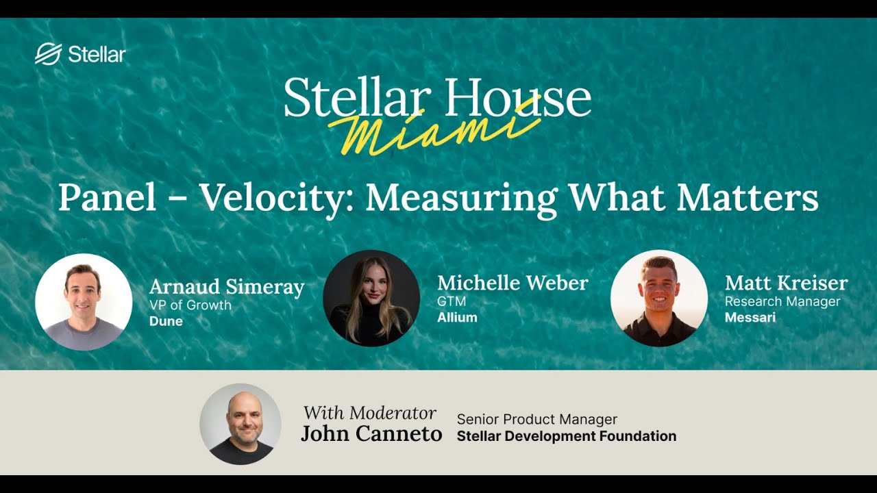 Stellar House Miami: [Velocity] Measuring what matters