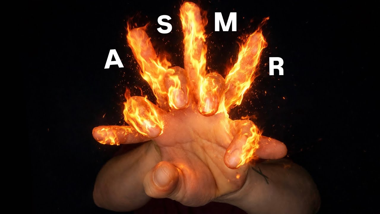 ASMR Hypnotic Hand Movements On Fire | Lucid Dreaming ASMR 