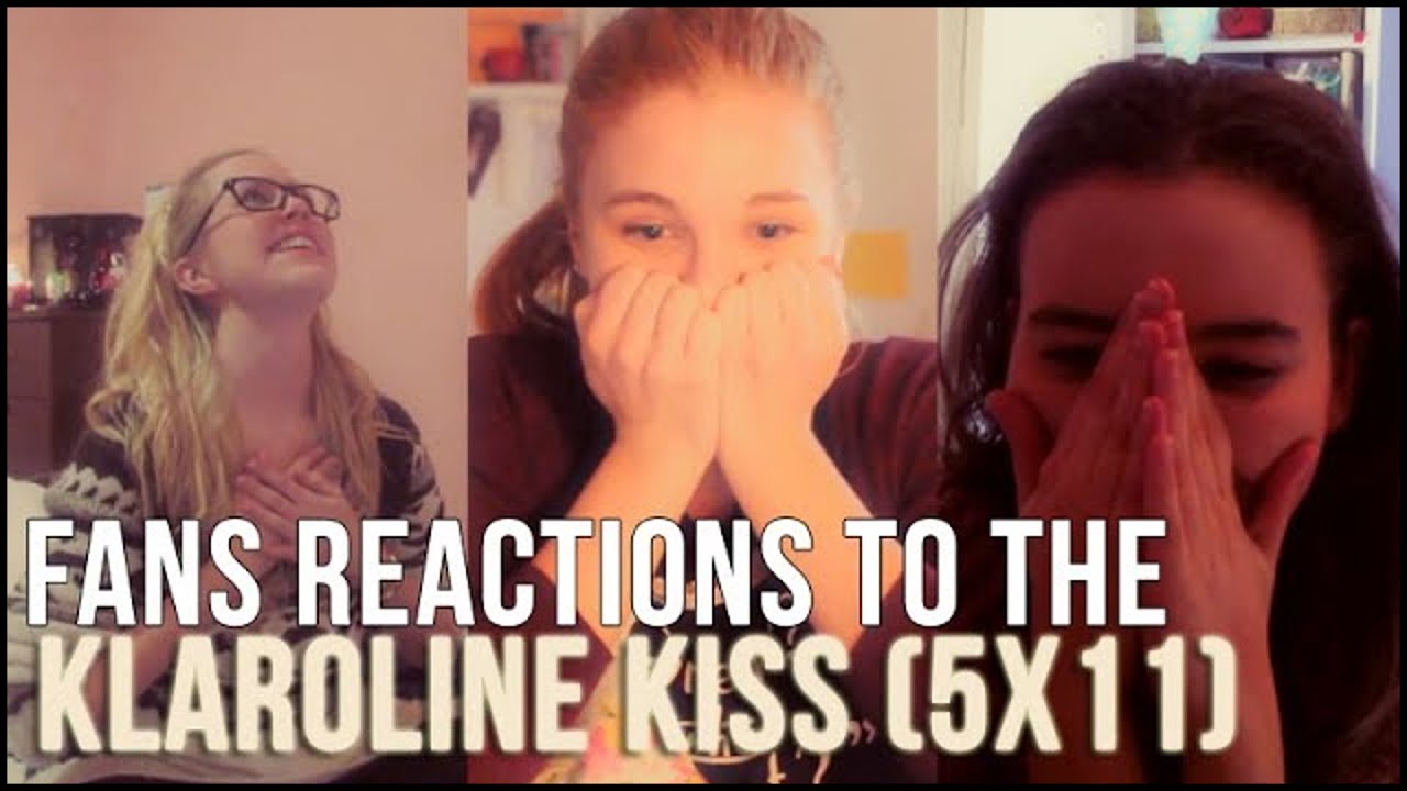 the power of klaroline {fans react to the klarokiss}