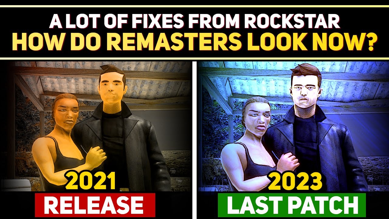 RELEASE VS NOW | HOW GTA TRILOGY REMASTERS LOOK AFTER ALL THESE HUGE PATCHES?