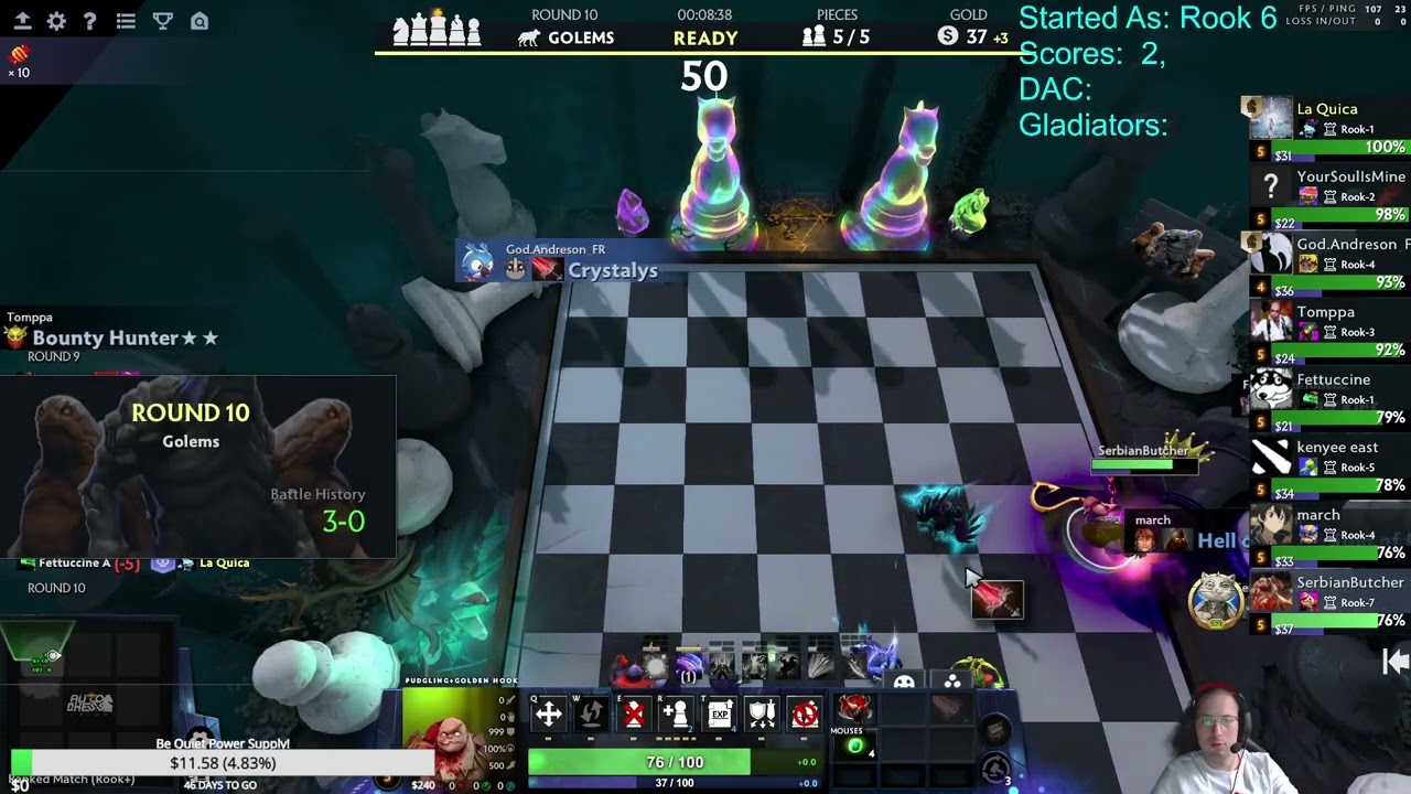 A Good One! 4 Taurens/Gods/Cents! Dota Auto Chess! Season 30!