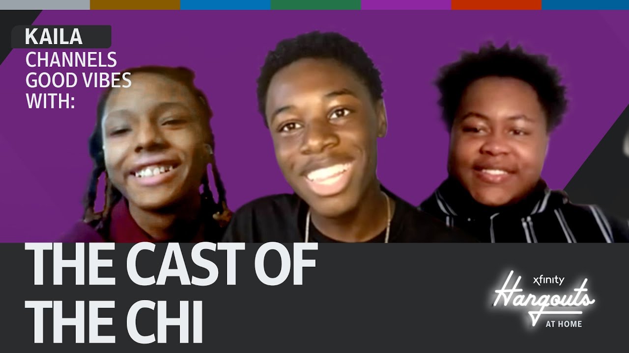 Hangouts at Home: Kaila channels good vibes with the cast of The Chi