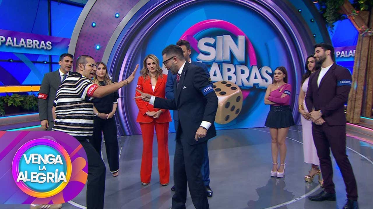 Llegó el momento de jugar el mejor juego del mundo ¡Sin Palabras! | Venga La Alegría
