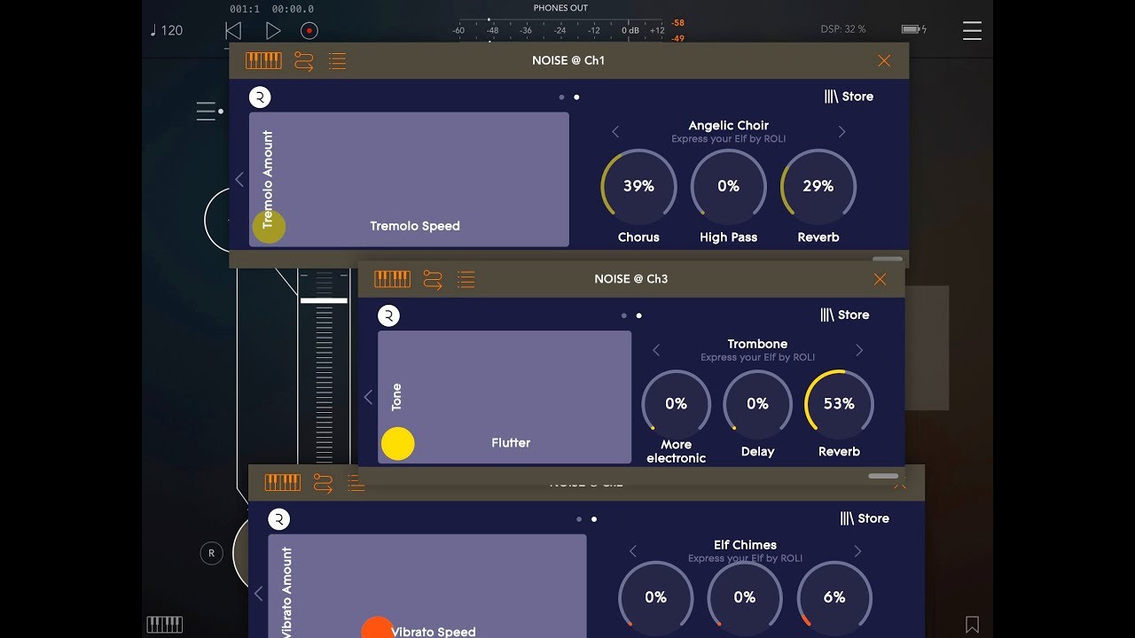 ROLI Noise - The FREE Express You Elf Sound Pack - Demo for the iPad