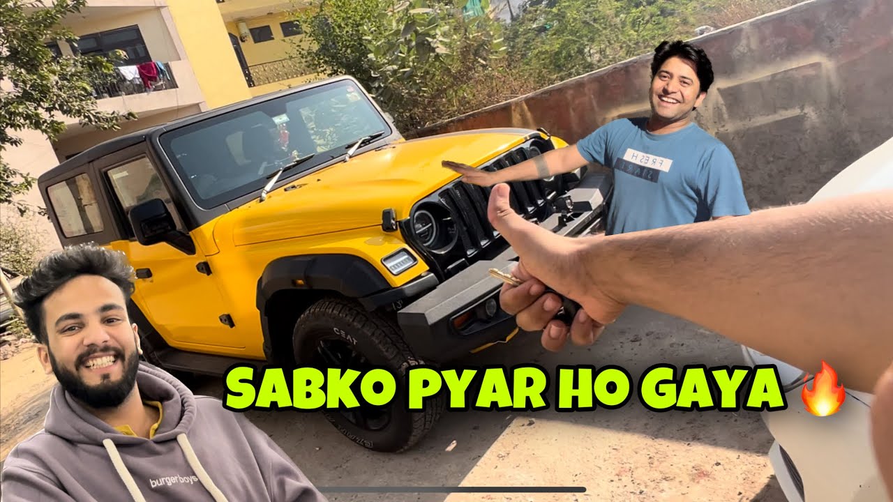 THIS IS SPORT THAR NOT CAR || Sabko pyar ho gaya || Next car @ElvishYadavVlogs ki🫵🏻