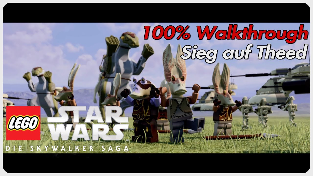 LEGO STAR WARS - Sieg auf Theed ALLE Minikits/Herausforderungen (100% Walkthrough/PS5/Ep.1)
