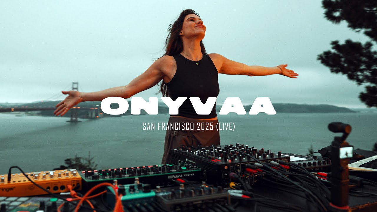 ONYVAA Live Modular Techno Set in San Francisco from an Abandoned Bunker Overlooking the Golden Gate
