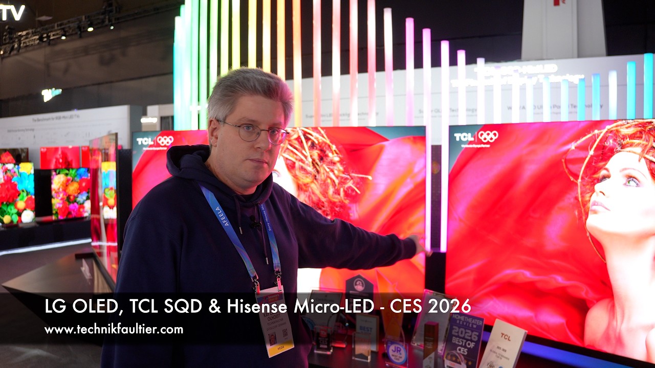 LG OLED, TCL SQD & Hisense Micro-LED - CES 2026