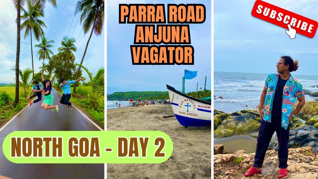 Parra Road, Beaches aur Local Market 🏝️😍🌴 | North Goa Local Market 2024 #vlog#parraroad #anjunabeach